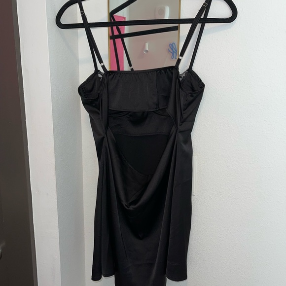 NWOT Black Slip Dress - Picture 5 of 5